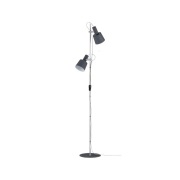 Paulmann - Haldar Vloerlamp Dark Grijs/Chroom