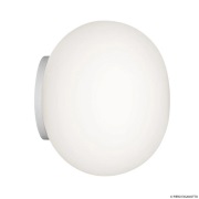 FLOS - Mini Glo-Ball spiegellamp/wandlamp, wit/opaak