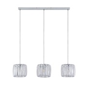 Lindby - Sofia Hanglamp Transparent/Chrome