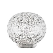 Kartell - Mini Planet Battery Taffellamp Crystal