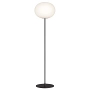 FLOS - Glo-Ball F3 vloerlamp mat zwart/opaal