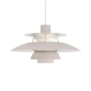 Louis Poulsen - PH 5 Hanglamp Monochrome Oyster Grey