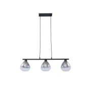 Lindby - Pendura Hanglamp Zwart/Rook Grijs