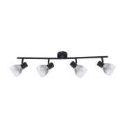 Lindby - Pendura 4 Plafondlamp Zwart