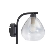 Lindby - Pendura Wandlamp Ø15 Zwart/Rook Grijs
