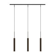 Audo Copenhagen - Tubulaire Rail hanglamp 3-lamps brons aluminium,