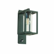 Lucande - Ferda buitenwandlamp, sensor, hangend, groen, IP44