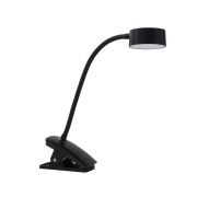 Lindby - Maori LED Portable Taffellamp w/Klem Zwart