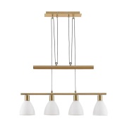 Lindby - Simeon Hanglamp White/Brass