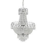 Lindby - Casparia Kroonluchter Clear/Chrome