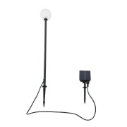 Lindby - Brindley Zonnecellamp w/Grondpin Zwart