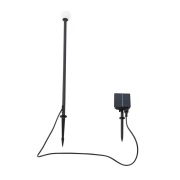 Lindby - Freydis zonne-energie lamp met grondpen zwart