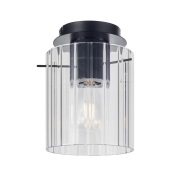 Lucande - Eirian Plafondlamp Clear/Black
