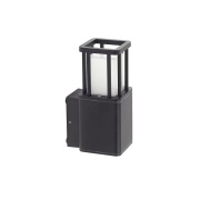 Lucande - Dakil LED Buiten Wandlamp Zwart
