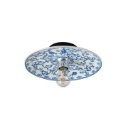 Lucande - Faelira Wandlamp Blauw/Wit