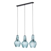 Lindby - Drakar 3 Hanglamp Ø25 Licht Blauw