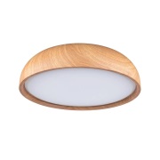 Paulmann - Oka LED Plafondlamp IP44 Wit/Hout