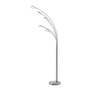 Lindby - Anea 5 Vloerlamp Nickel/White