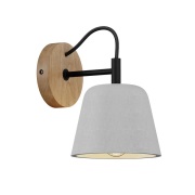 Lucande - Kalinda Wandlamp Grey/Oak