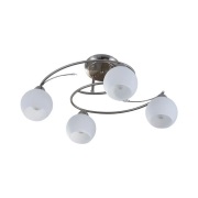 Lindby - Svean 4 Plafondlamp White/Nickel