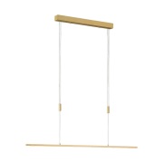Quitani - LED hanglamp Tolu, lengte 119 cm, messing