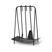 ferm LIVING - Port Fireplace Tools Black