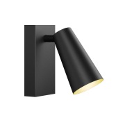 Lucande - Angelina Wandlamp Black/Gold