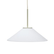 Hübsch - Solid Hanglamp Sand/White