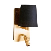 Lindby - Aiden Wandlamp Gold/Black