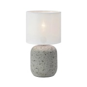 Markslöjd - Montagna Taffellamp H33cm Grey/Offwhite