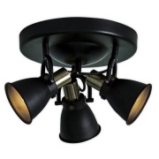 Markslöjd - Alton 3 Plafondlamp Black
