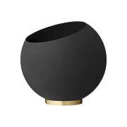 AYTM - Globe Pot Ø60xH50 Black/Gold