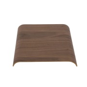 AYTM - Curva Hout Dienblad voor Plank L33xW32,4xH3,6 Walnut