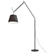 Artemide - Tolomeo Mega Staande Lamp Ø320 Zwart Satijn/Aluminium