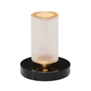 DCW - La Lampe Frechin draagbare tafellamp, goud/zwart