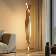 Lucande - Marija Vloerlamp Gold/Silver