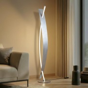 Lucande - Marija Vloerlamp Silver