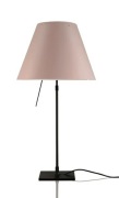 Luceplan - Costanza Tafellamp met Dimmer Zwart/Soft Skin
