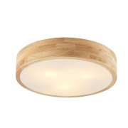 Lindby - Tanju Plafondlamp Ø40 Wood/White