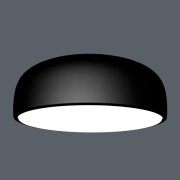 FLOS - Smithfield C Pro Plafondlamp Mat Zwart