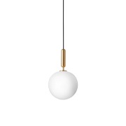 Nuura Aps - Miira 1 Hanglamp Large Brass/Opal White Nuura