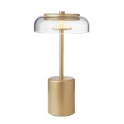 Nuura Aps - Blossi draagbare tafellamp Mini Nordic Gold/Clear Nuura