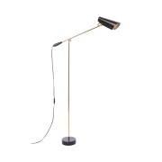 Northern - Birdy VloerLamp Zwart/Geelkoper