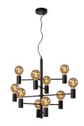 Lucide Leanne - hanglamp - 75 x 49 x 190 cm - zwart