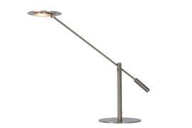 Lucide Anselmo - bureaulamp - 25 x 25 x 50 - 9W LED incl. - mat chroom