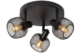 Lucide Maren - opbouwspot 3L - Ø 22 x 37 x 14,5 cm - Zwart