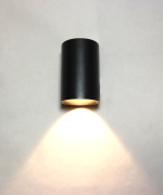 Artdelight Brody - wandlamp - Ø 7,2 x 11 cm - 4W LED incl. - IP54 - zw...