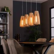 Vico Launch - hanglamp - 135 x 20 x 150 cm - mango hout