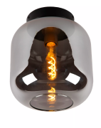 Lucide Joanet - plafondverlichting - Ø 25 x 28,5 cm -fumé