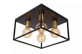 Lucide Ruben - plafondlamp - 36 x 36 x 22 cm - zwart